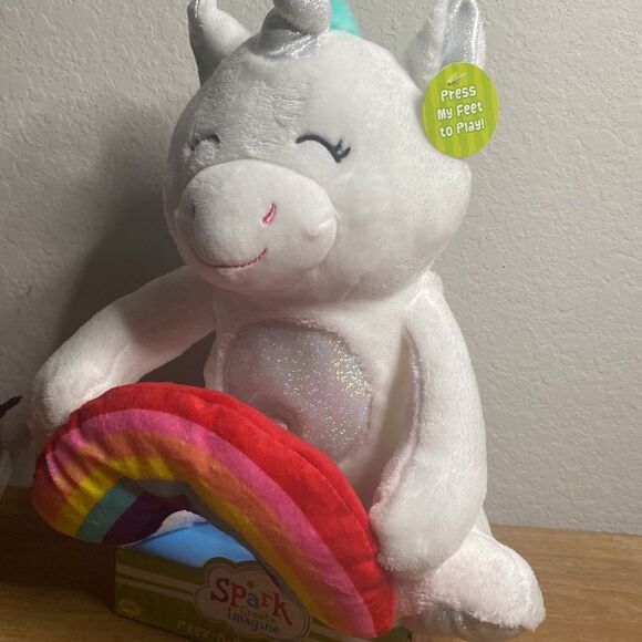 NEW Plush Peek-a-boo Unicorn Toy - Picture 2 of 5